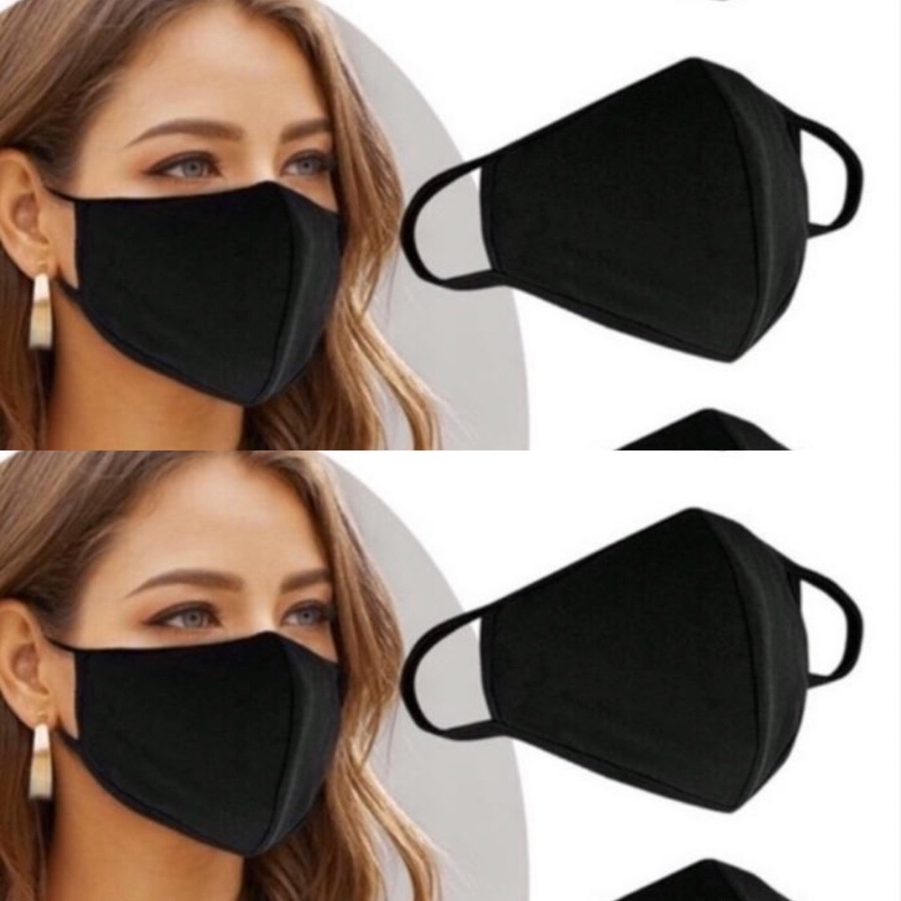 New- MADE IN USA, BLack Unisex Mask - Picture 2 of 3